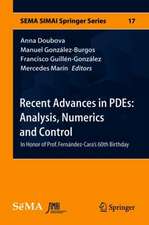 Recent Advances in PDEs: Analysis, Numerics and Control