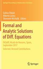 Formal and Analytic Solutions of Diff. Equations