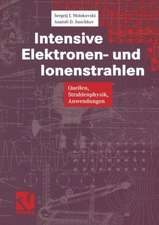 Intensive Elektronen- und Ionenstrahlen: Quellen — Strahlenphysik — Anwendungen