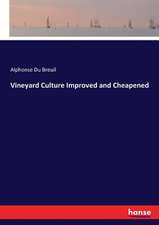 Vineyard Culture Improved and Cheapened