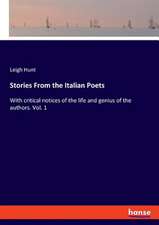 Stories From the Italian Poets