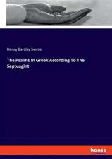 The Psalms In Greek According To The Septuagint