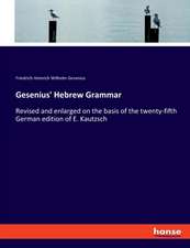 Gesenius' Hebrew Grammar