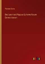 Des Leonhard Pappus Epitome Rerum Germanicarum