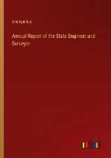 Annual Report of the State Engineer and Surveyor