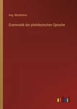 Grammatik der plattdeutschen Sprache