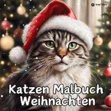 Katzen Malbuch Weihnachten - Katzenmalbuch Weihnachten - Süße Katzen Vintage Katzenwelt