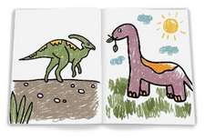 Mein erstes superdickes Malbuch. Dinosaurier