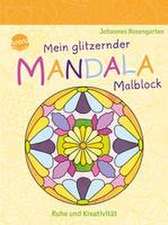 Mein glitzernder Mandala-Malblock. Ruhe und Kreativität