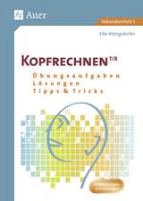 Kopfrechnen Klasse 7/8