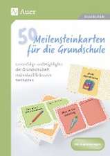 50 Meilensteinkarten für die Grundschule