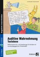 Auditive Wahrnehmung - Textebene