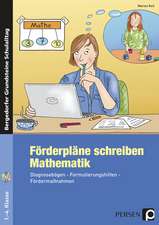 Förderpläne schreiben: Mathematik