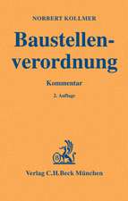 Baustellenverordnung (BaustellV)