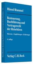 Besteuerung, Buchführung und Vertragsrecht der Reisebüros