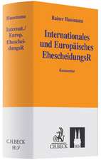 Internationales und Europäisches Ehescheidungsrecht