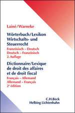 Wörterbuch / Lexikon Wirtschafts- und Steuerrecht