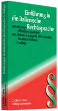 Einführung in die italienische Rechtssprache