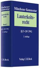 Münchener Kommentar zum Lauterkeitsrecht Bd. 2: §§ 5-20 UWG