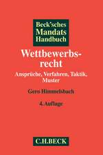 Beck'sches Mandatshandbuch Wettbewerbsrecht