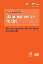 Bauinsolvenzrecht