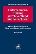 Unternehmensführung durch Vorstand und Aufsichtsrat