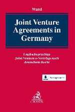 Joint Venture Agreements in Germany