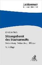 Sitzungsdienst des Staatsanwalts