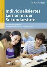 Individualisiertes Lernen in der Sekundarstufe