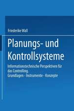 Planungs- und Kontrollsysteme: Informationstechnische Perspektiven für das Controlling. Grundlagen — Instrumente — Konzepte