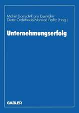 Unternehmungserfolg: Planung — Ermittlung — Kontrolle