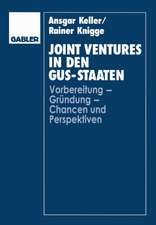 Joint Ventures in den GUS-Staaten: Vorbereitung — Gründung — Chancen und Perspektiven