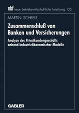 Zusammenschluß von Banken und Versicherungen: Analyse des Privatkundengeschäftes anhand industrieökonomischer Modelle