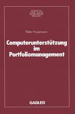 Computerunterstützung im Portfoliomanagement