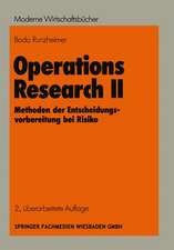 Operations Research II: Methoden der Entscheidungsvorbereitung bei Risiko