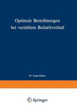 Optimale Bestellmengen bei variablem Bedarfsverlauf