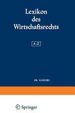 Lexikon des Wirtschaftsrechts: A-Z