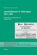 Landrabbinate in Thüringen 1811-1871