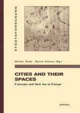 Cities and their spaces: Concepts and their use in Europe