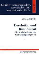 Devolution und Bundesstaat