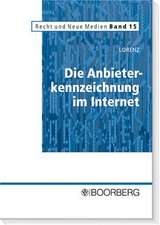 Anbieterkennzeichnung im Internet