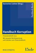 Handbuch Korruption Finanzstrafrecht 2011