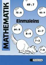 Mathematik-Übungen. Arbeitsheft Einmaleins. Euro-A