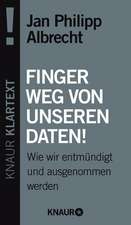 Finger weg von unseren Daten!