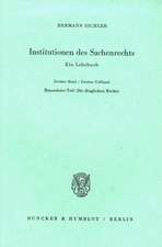 Institutionen des Sachenrechts I