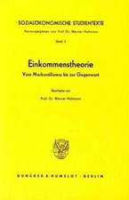 Sozialökonomische Studientexte 2. Einkommenstheorie