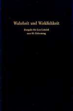 Wahrheit und Wirklichkeit