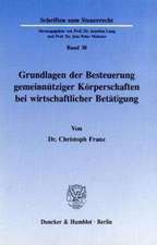 Grundlagen der Besteuerung gemeinnütziger Körperschaften bei wirtschaftlicher Betätigung