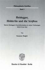 Heidegger, Hölderlin und die Aletheia