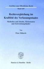 Rechtsvergleichung im Kraftfeld des Verfassungsstaates